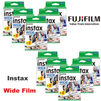 10-200 Sheets Instax Film For Fujifilm Instax WIDE 300 210 200 100 500AF Instant Film Camera 5 Inch Instax Wide Film Photo Paper