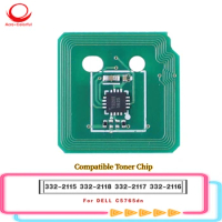 18K 12K Compatible 332-2115 332-2118 332-2117 332-2116 Toner Cartridge Chip Apply to Color DELL C5765dn Laser Printer