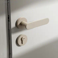 European Style Zinc Alloy Bedroom Door Lock High-quality Mute Magnetic Suction Lock Indoor Door Handle Lockset Hardware Fitting
