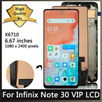 6.67"AMOLED For Infinix Note 30 VIP LCD X6710 Display Touch Screen Digitizer Assembly Replacement For infinix Note30 VIP Display
