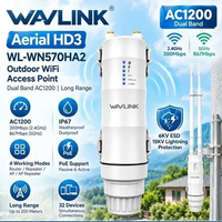 WAVLINK AC1200 Aerial HD3 WL WN570HA2 Outdoor Access Point Dual Band WiFi Extender Long Range Weathe