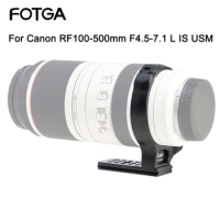 FOTGA Lens Collar For Canon RF100-500mmF4.5-7.1 L IS USM Tripod Mount Ring Camera QR Quick Plate Tripod Ring Adapter Accessories
