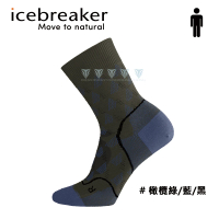 【Icebreaker】男 中筒薄毛圈健行襪 IB104652(羊毛襪/健行襪/美麗諾/舒適)