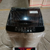 【台灣公司 可開發票】110v全英文洗衣機外貿出口藍光防纏繞全自動洗脫一體洗衣機110伏