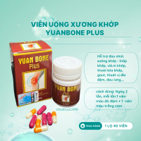 Yuan bone Plus ( Lọ 40 viên) - Viên uống hỗ trợ xương khớp, dưỡng khớp - daukhop