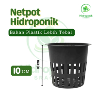 Hidroponik Sragen - Netpot Hitam 10 cm untuk Hidroponik Dutch Bucket