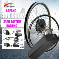 Bafang Electric Kit 250W-500W Electric Bicycle Conversion Kit Front /Rear Wheel Drive Hub Motor with Accessories 20-29 inch700C