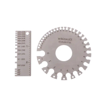 0--36 Round AWG SWG Wire Gauge ความหนาไม้บรรท