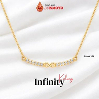 Kalung Emas 10 Karat Mas Asli Model Infina