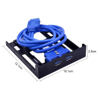 2 Port USB 3.0 Front Panel 20 Pin USB3.0 Hub Expansion Bay