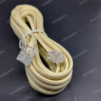 Kabel Telpon Gepeng + Jek Rg11 5 Meter