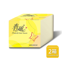 春風 單抽式抽取式衛生紙 2箱 (250抽x48包/箱)