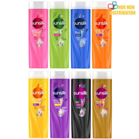 Sunsilk hair shampoo 300ml hijab natural soft smooth manageable black shine fresh straight hair fall