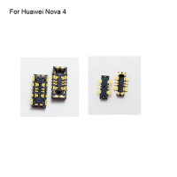 5PCS Inner FPC Connector Battery Holder Clip Contact For Huawei Nova 4 logic on motherboard mainboard on flex cable Nova4