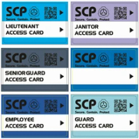 SCP foundation GUARD secret PVC hardcard Special Logo Cosplay Access Grade  Card scp-001 - AliExpress