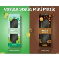 stella mini matic alat + refill 40 ml varian green fantasy dan coffe latte pengharum penyegar ruanga