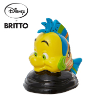 正版授權 Enesco Britto 小比目魚 迷你塑像 公仔 精品雕塑 塑像 小美人魚 迪士尼 Disney - 295791