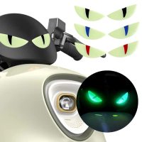 3D Devil's Eye Luminous Car Sticker Motorcycle Luminous 3D Sticker Exterior Accessories