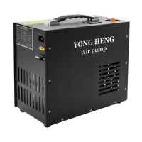 YONGHENG 4500Psi 300Bar 12V PCP Air Compressor High Pressure Compressor Auto-Stop Built-in 12V Power Adapter for Diving PCP