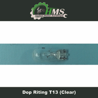 Dop Riting T13 (Clear) Harga Per 1 PC - Bohlam Lampu Sein Sen Ritting Reting 12 Volt 10 Watt Warna P