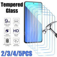5/4/3/2 PCS Screen Protector For Redmi Note 13 12 11 10 9 8 Pro Plus 5G Tempered Glass For Poco X5 X4 X3 Pro NFC M5 M4 Pro F4 F3