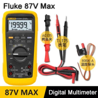 Fluke 87V MAX True-RMS Digital Multimeter,Accurate Measurement of True RMS of Nonlinear Signals AC Voltage and Current MAX 1000V