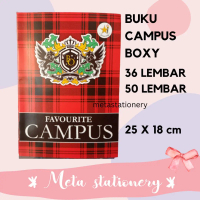 Buku Catatan / Buku Tulis Campuss Bintang Obor Ukuran Boxy ( 1 pack )