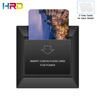 Black Hotel Card Switch 40A Energy Saver