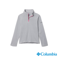 Columbia哥倫比亞 童款 - Glacial 刷毛半開襟立領上衣-灰色 UAG69870GY/HF