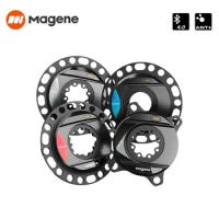 Magene P505 Power Meter Spider-Based Road Bike 110BCD Oval 4 5 Arm Chainring for Bicycle 8-Bolt Crankset Cadence ANT Computer