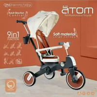 Babyelle Pole & Atom Tricycle Sepeda Anak Roda 3 Balance Bike Cabin Size Stroller Kereta Dorong Anak