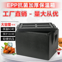 保溫箱 外送保溫箱 SCB食品保溫箱商用擺攤泡沫箱EPP高密度冷藏保鮮配送外賣箱送餐箱『my2598』
