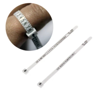 1 Pc Ring Sizer Scale Gauge Finger Stick Mandrel Measurement Jewelry Tools Check Size