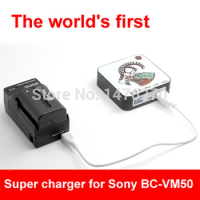 BC-VM50 BC VM50 USB Super Charger Fits SONY FM50 FM55H FM500H QM71D QM91D Battery Charger for A65 A77 A99 A350 A550 A580 A900