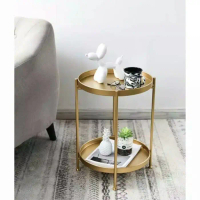 [IMPORT] Tray table Meja baki Besi coffe table meja suduh besi gold Furniture