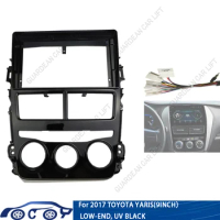 For Toyota Vios Yaris 2017(9Inch)Car Radio Fascias Android GPS MP5 Stereo Player 2 Din Head Unit Panel Dash Frame Installation T