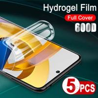 5pcs Hydrogel Film For Xiaomi Poco M3 M4 X3 NFC GT X4 Pro 5G Phone Water Gel Film Screenprotector Poko M X 4 F 3 X4Pro 4Pro 3GT