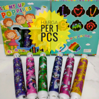 Mainan Anak Pop Stick Led Pipa Lampu Motif Gambar