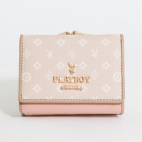 PLAYBOY - 口金短夾 BALLERINA芭蕾兔系列 - 杏色