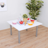 【美佳居】寬80x高45/公分-方形和室桌/矮腳桌/餐桌-PVC防潮材質(二色可選)