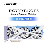 New Yeston RX 7700XT 12G D6 / RX 7800XT 16G D6 Graphic Card Gaming GPU placa de video