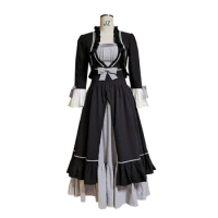 Anime! Final Fantasy 7 Remake Cloud Strife Party Dress Elegance Uniform Cosplay Costume Women Halloween