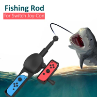 NS Switch Fishing Rod for Bass Pro Shops /Legendary Fishing for Nintendo Switch OLED Joy-Con Fishing Game Controller Accessories