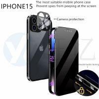 ใช้บังคับ iPhone15 เคสศัพท์มือถือ Magnetic King 15promax แว่นตากระจกสองด้านหัวเข็มขัดโลหะปลอกแม่เหล็ก ~
