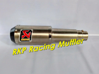 Knalpot Akrapovic gp m1 lorenzo titan silencer only kenalpot racing motor 4 tak