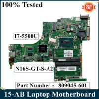 LSC Refurbished For HP 15-AB Laptop Motherboard 809045-601 809045-501 809045-001 With I7-5500U CPU N16S-GT-S-A2 DAX12AMB6D0