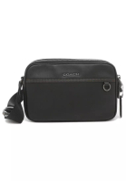 Coach Coach Graham Smooth Leather C4148 Crossbody Bag In Black