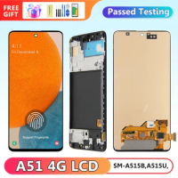 AMOLED Display for Samsung Galaxy A51 A515 Lcd Display + Touch Screen Digitizer for Samsung A515 A515F A515U Replacement