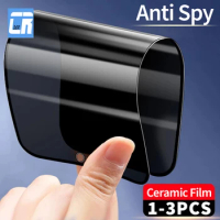Anti-Spy Ceramic Protective Film For Xiaomi Redmi Note 11 10 9 8 7 12 Pro 11t 11R 12C K60E Privacy Screen Protector Not Glass