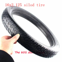 16 inch tyre 16*2.125 solid tire Electric Vehicle tire 16x2.125 Non inflation tubeless tyre fits Folding electric bicycle E-bike